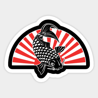 Koi Fish - Japanese Sunset Sticker